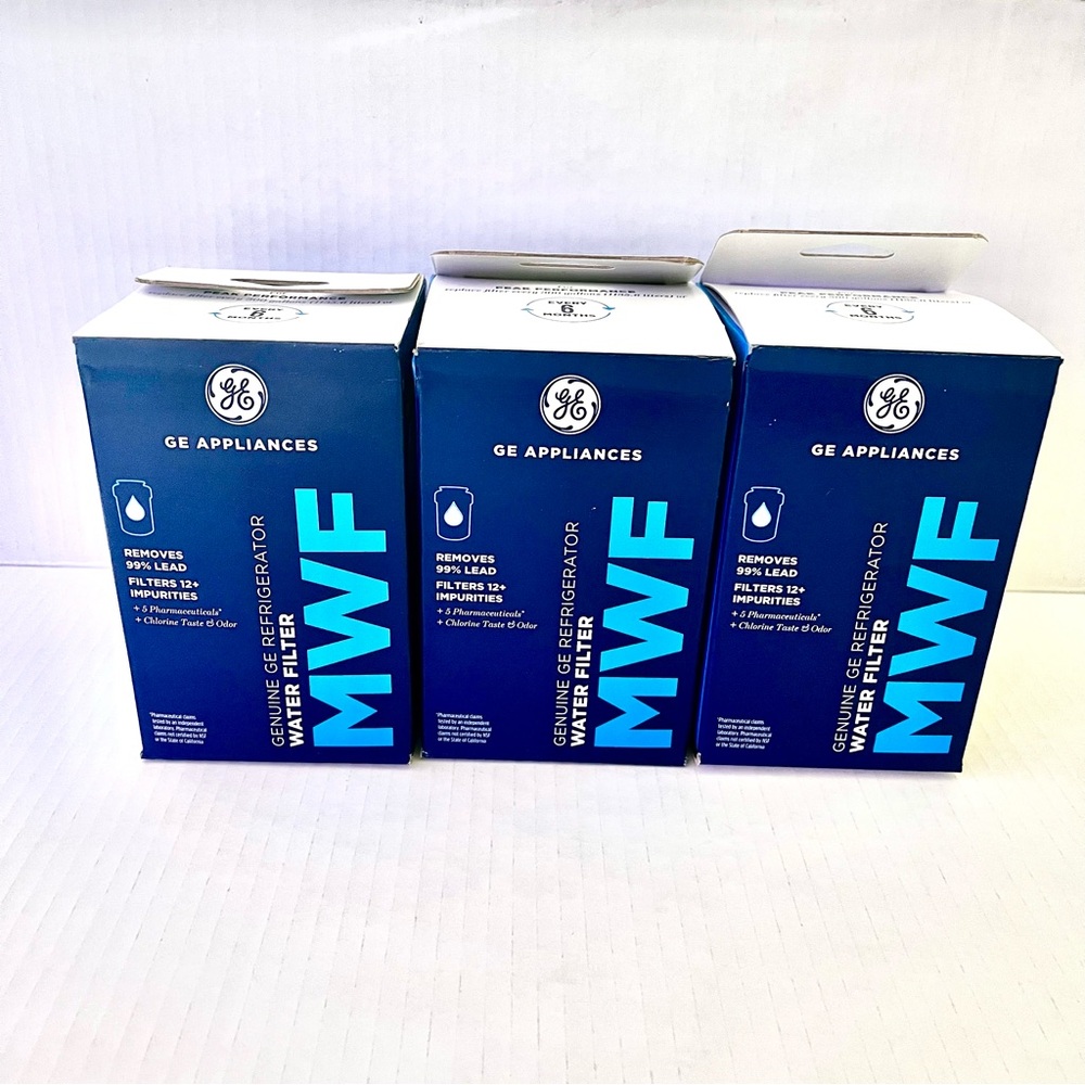General Electric  MWF Refrigerator Water Filter - Lot of (3) New in Box!